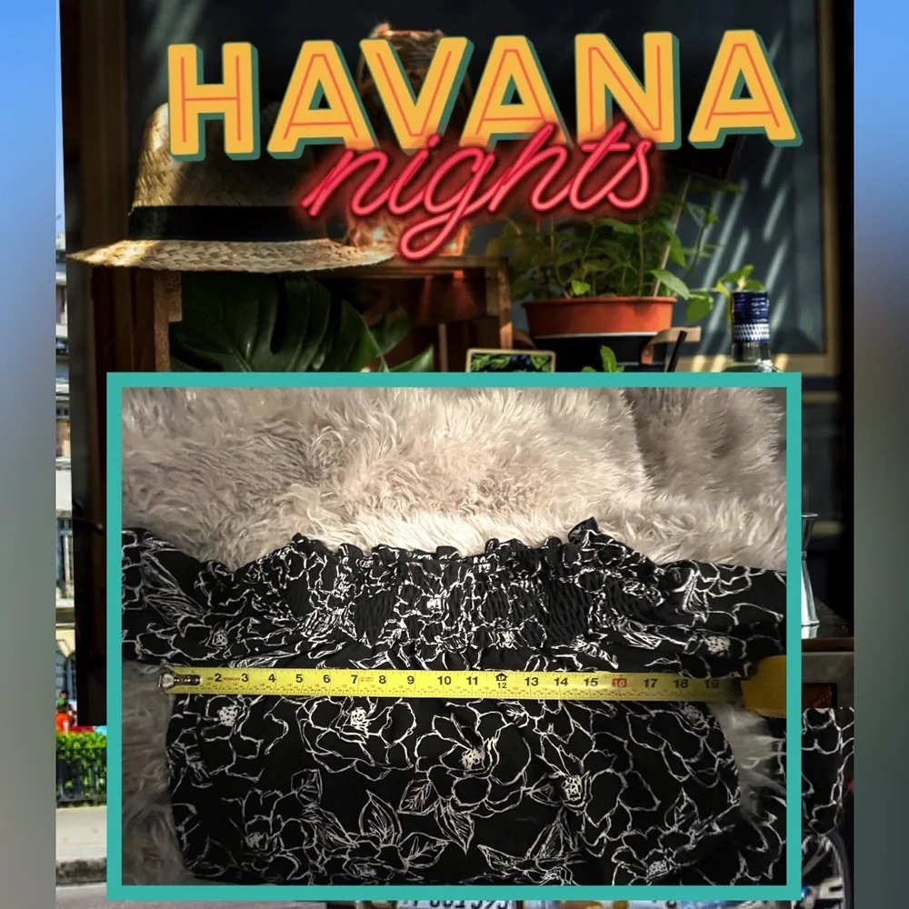 Vintage Havana Off or on Shoulder Top - Picture 15 of 15